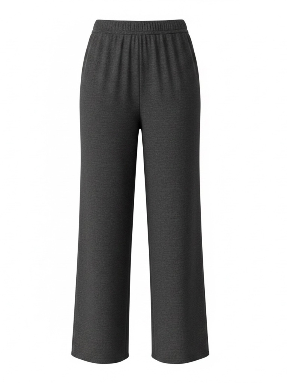 J. Jill Wearever Everyday Wide-Leg Pull-On Pants - Black. Size Large